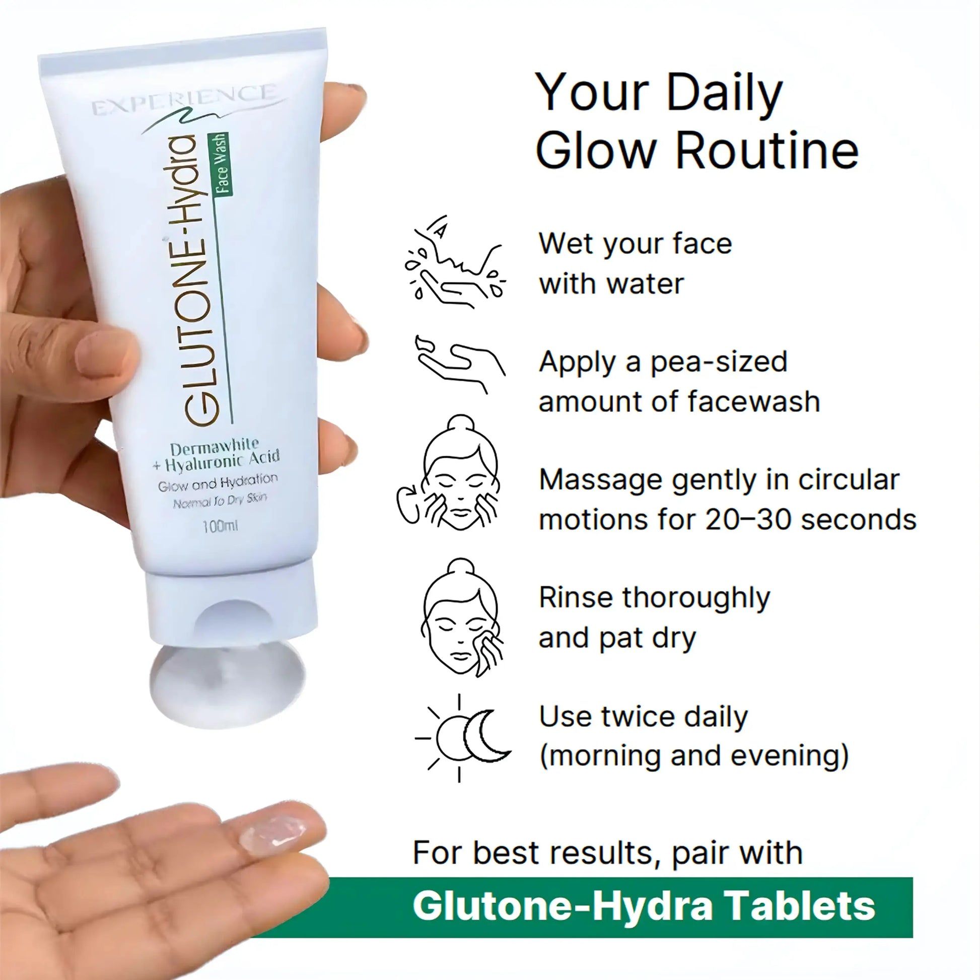 Glutone-Hydra Facewash 