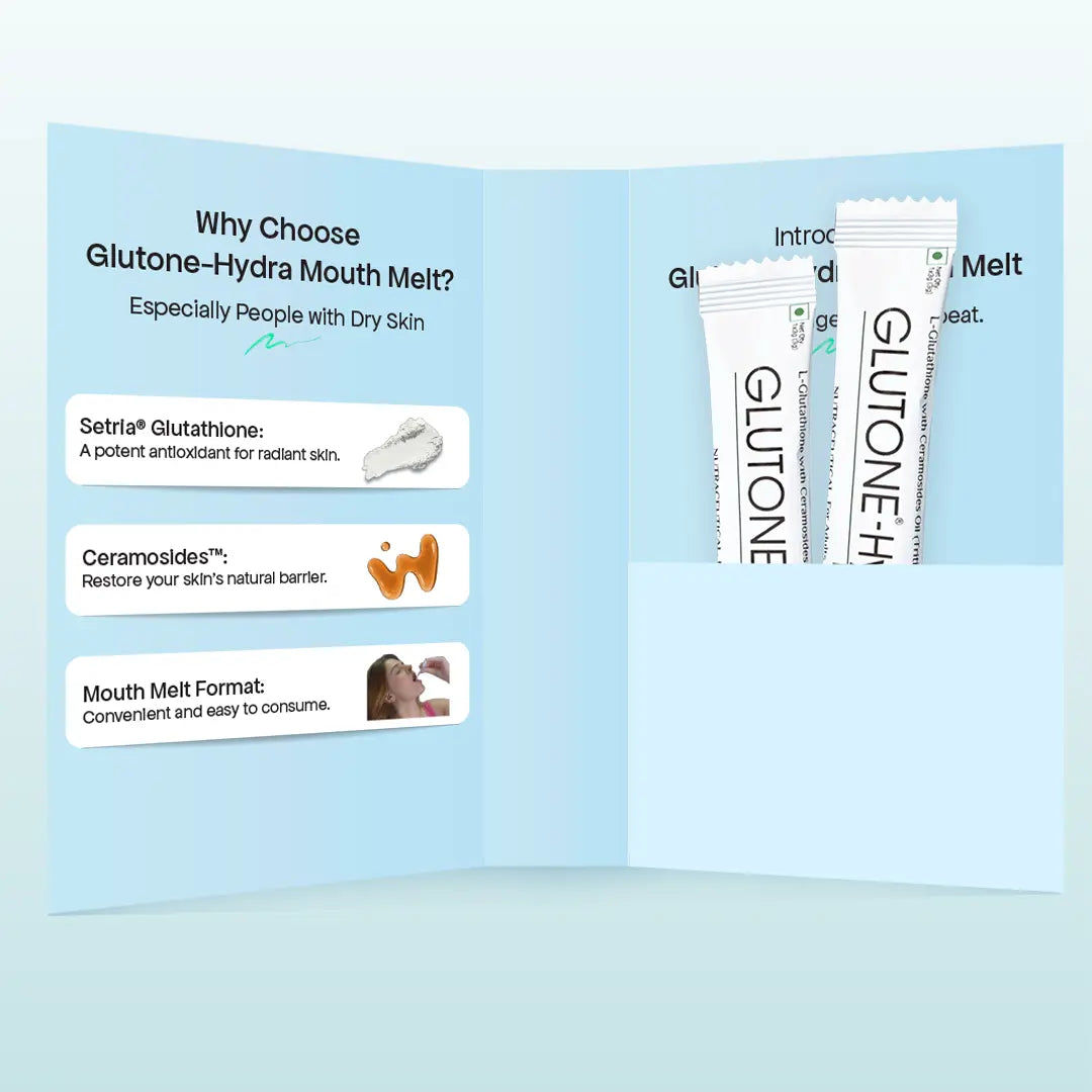 Glutone-Hydra Mouth Melt - Sample Card with Sachet 