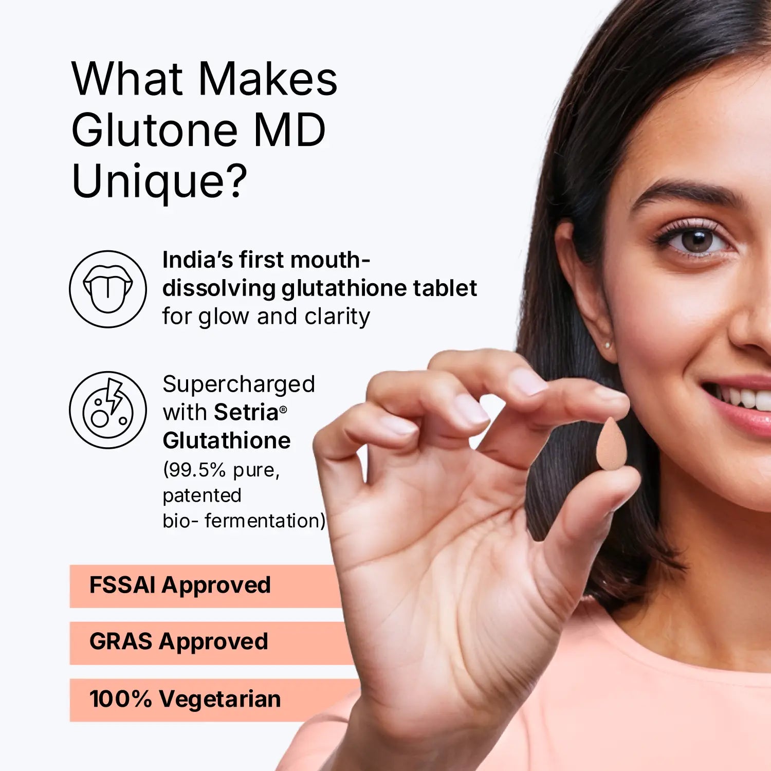 Glutone MD Tablet | Setria Glutathione OD-Eff Tablets | Brightens Skin Glutone MD Tablet | Setria Glutathione OD-Eff Tablets | Brightens Skin
