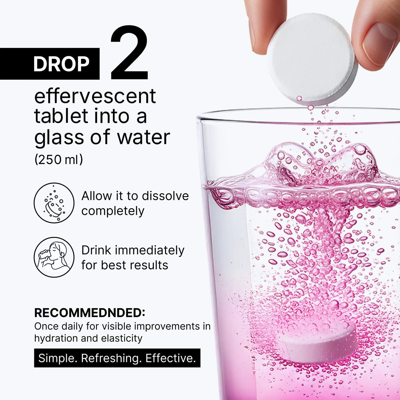 Glutone Revive | Marine Collagen Tablets (Effervescent) for Youthful Skin