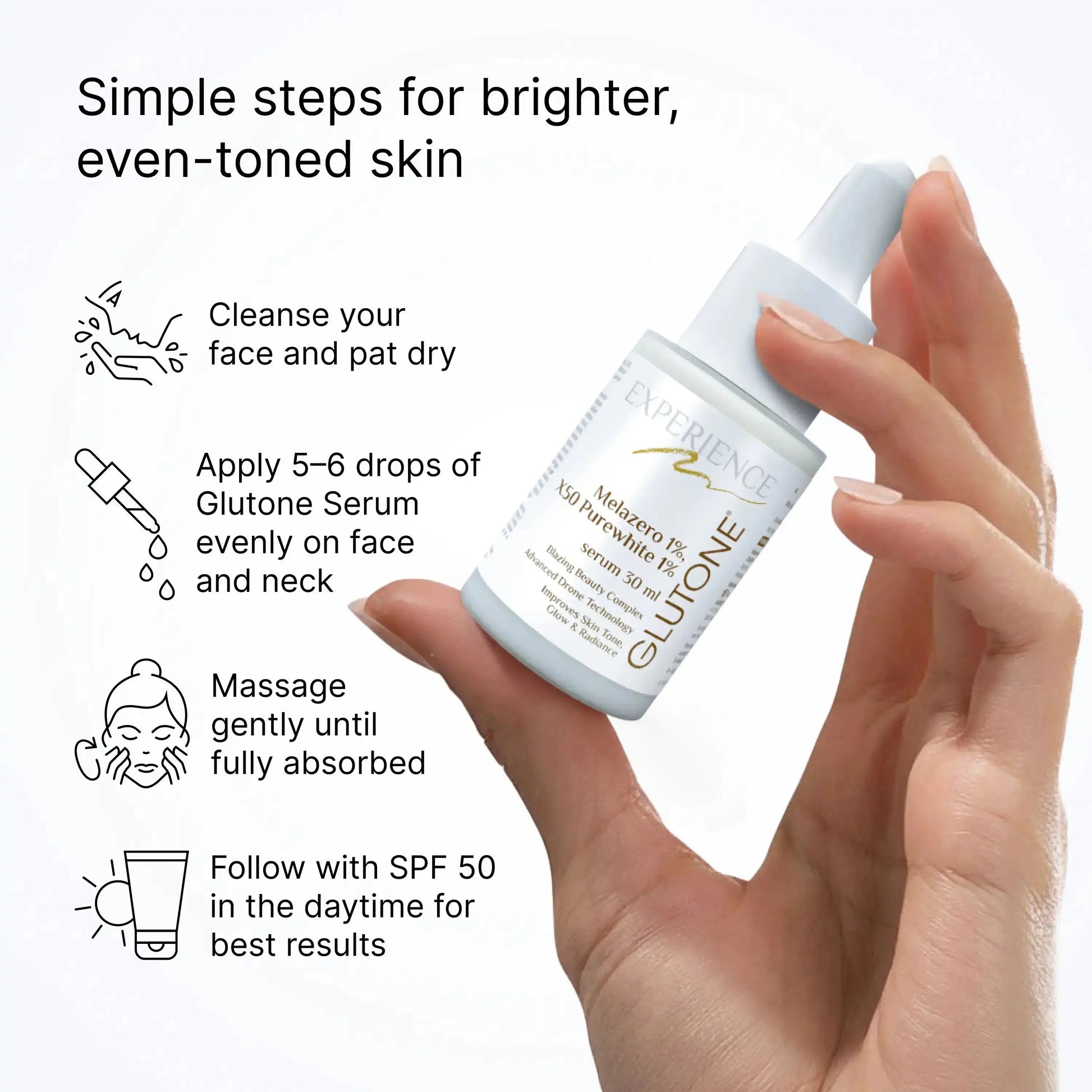 Glutone Serum - Liposomal Glutathione Skin Brightening Serum 