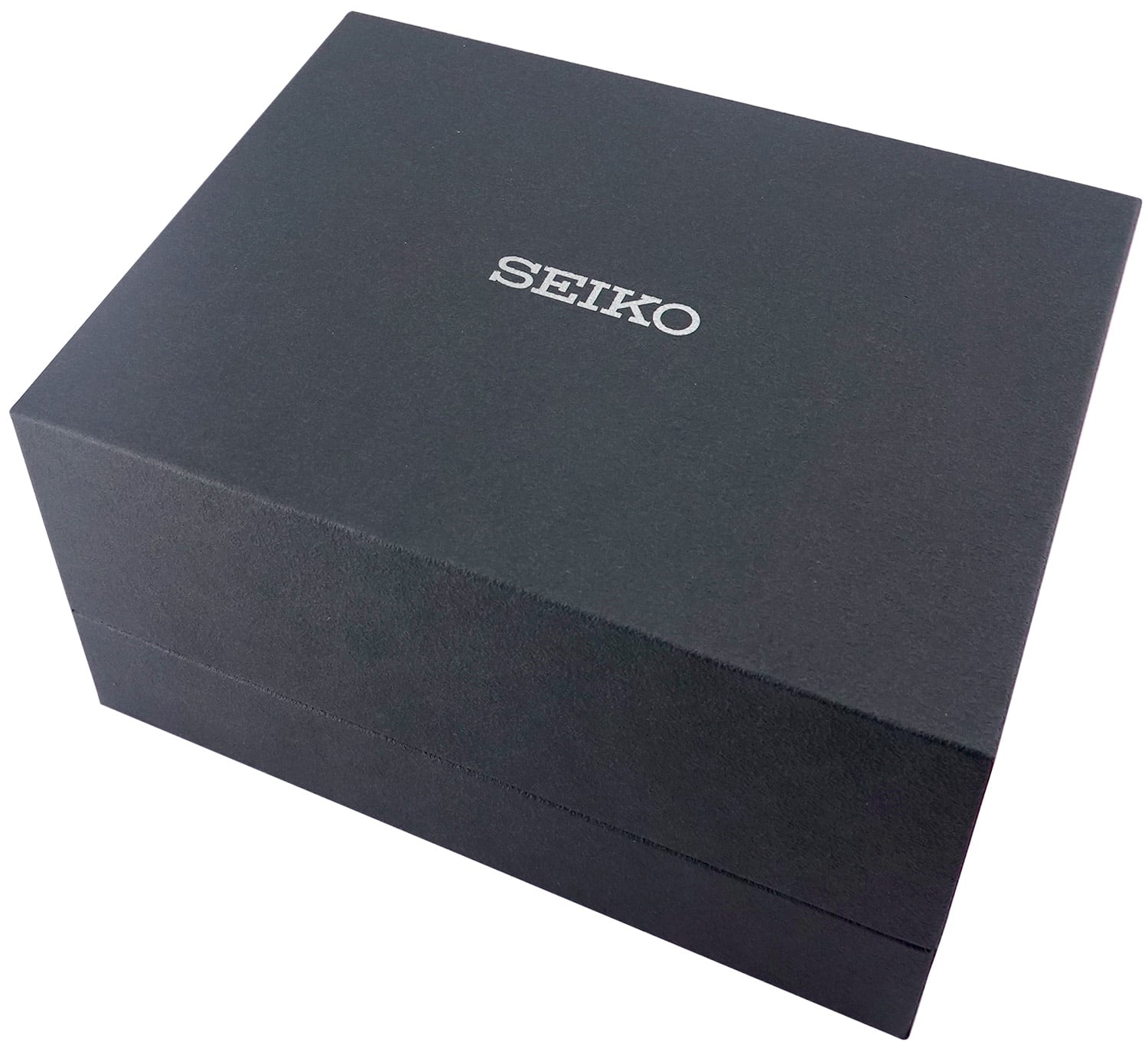 Seiko Uhrenbox in Dunkelgrau mit SEIKO-Logo