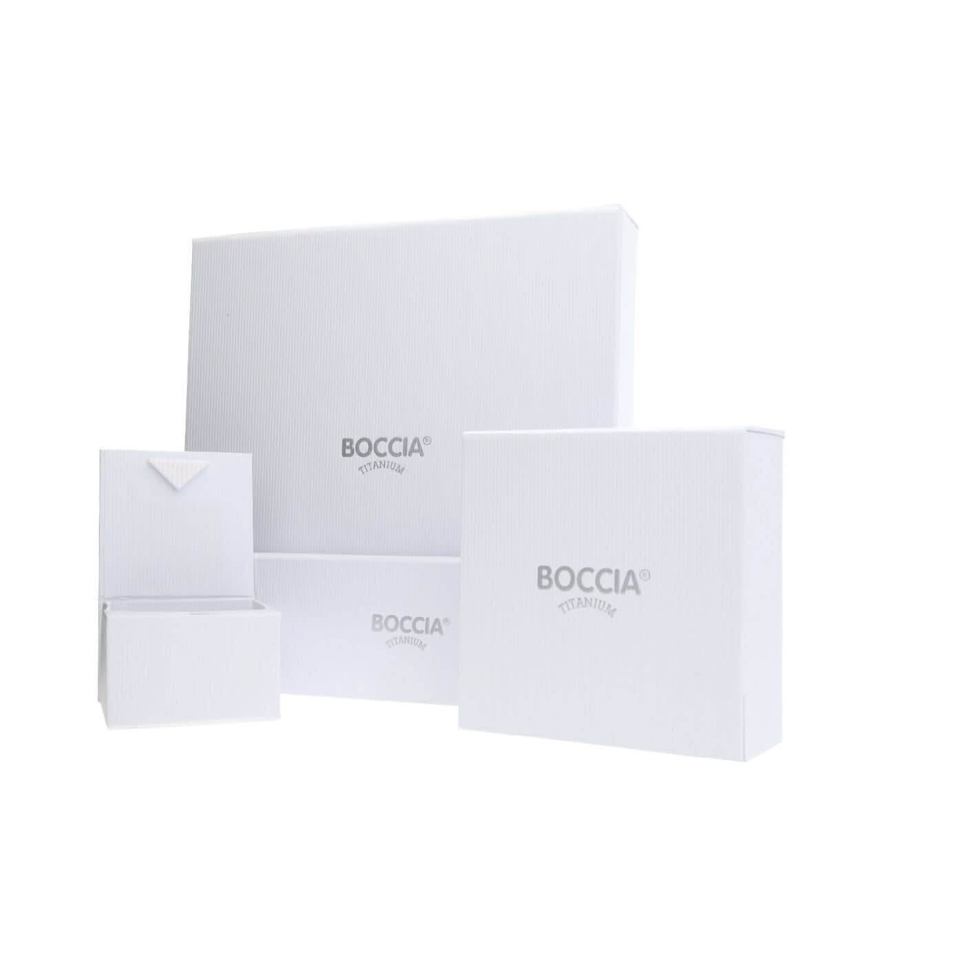 Emballage de bijoux Boccia avec boîtes et cartes blanches