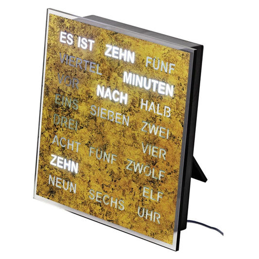 Horloge murale AMS 20x20 cm Métal/Acrylique • Design moderne • Innovante