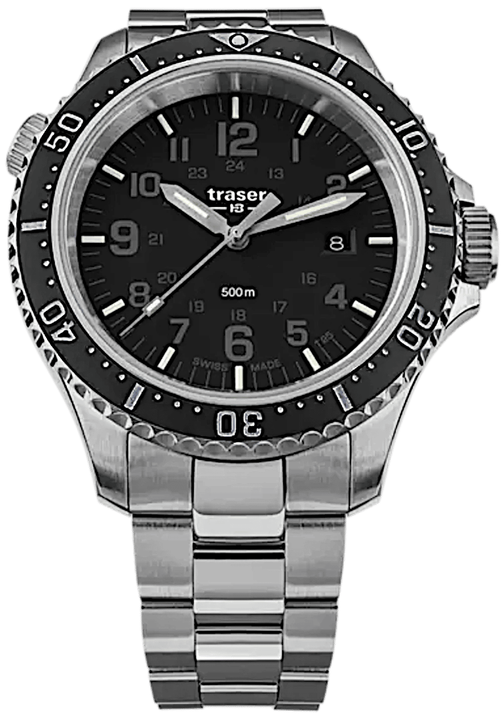 Traser P67 109376 Montre Homme • Trigalight H3 • Étanche 50 ATM