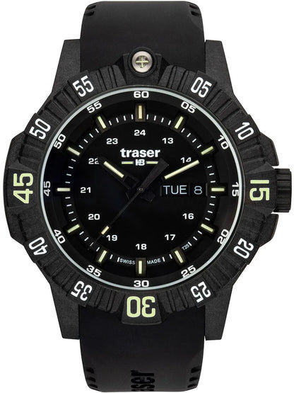 Montre pour homme Traser P99 Q Tactical Black 110722 • Trigalight • Swiss Made
