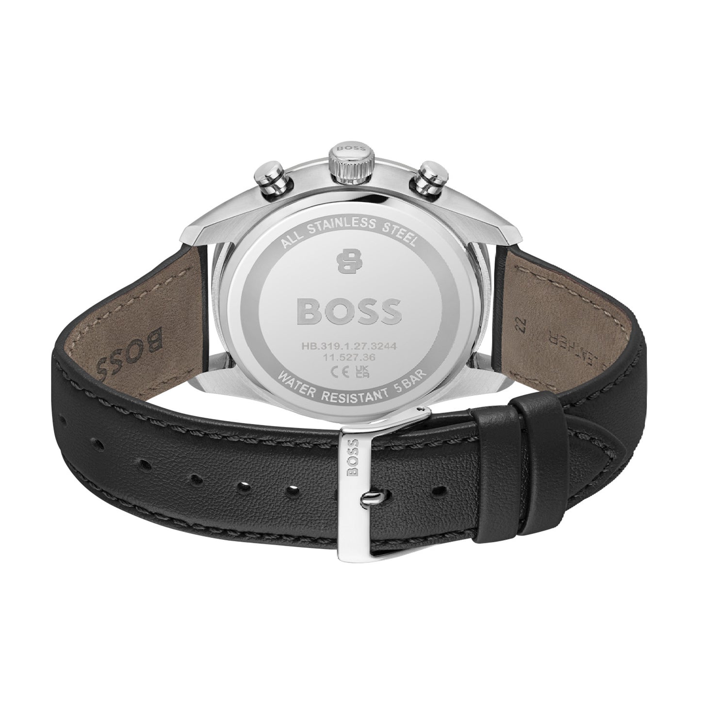 BOSS Grand Prix 1514343 Herrenuhr Schwarz • Quarzwerk • Klassisches Design, Bild 3