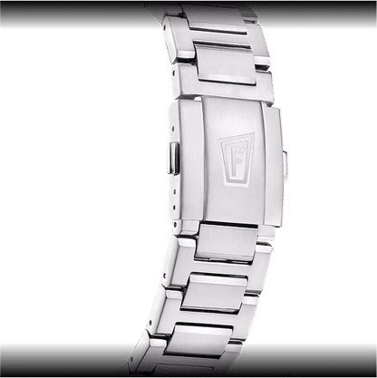 Festina Chronograph-Armbanduhr für Herren, silbernes Edelstahlarmband, Seitenansicht