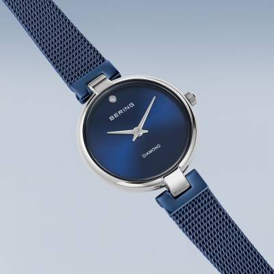 Bering Classic 17724-307 Damen Armbanduhr Silber • Saphirglas • Milanaise Armband, Bild 3