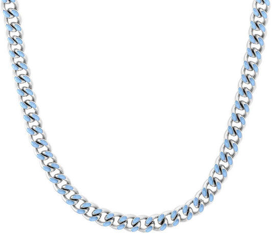 Collier Panzer avec émail bleu, s.Oliver, modèle 2037972