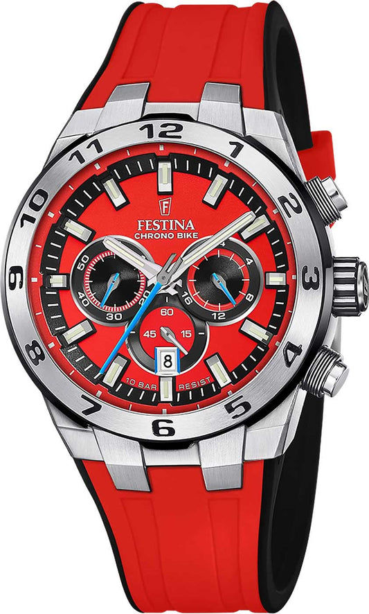 Festina Chrono Bike F20671/5 Montre Homme • Design Marqué • 10 ATM