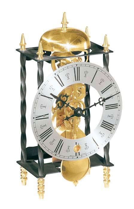 Pendule à poser Hermle 24,1x14x9,5 cm métal • Mouvement mécanique • Design antique