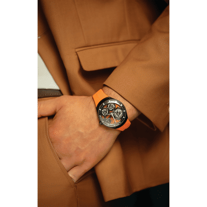 Bulova Accutron DNA Casino 28A205 Herrenuhr Orange • Saphirglas • Limitierte Edition, Bild 4