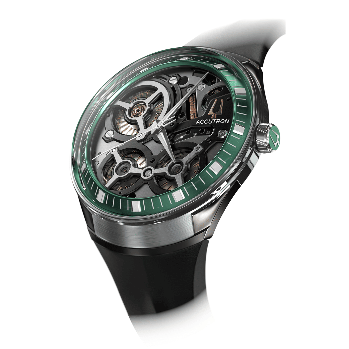 Bulova Accutron DNA 2ES8A001 Herrenuhr Grün • Saphirglas • 720 Tage Gangreserve, Bild 2