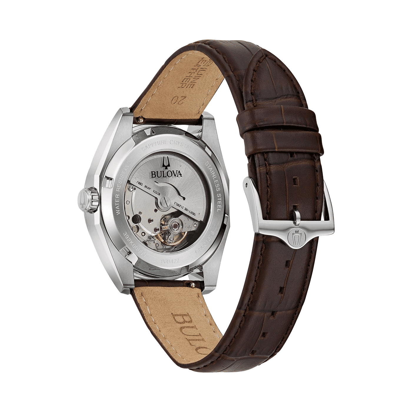 Montre Bulova Surveyor 96B427 pour homme • Automatique • Verre saphir