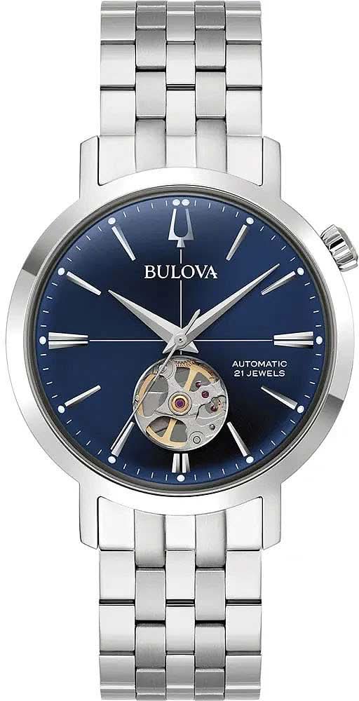 Montre Bulova Classic 96A320 pour homme • Mouvement automatique • Design élégant en acier inoxydable