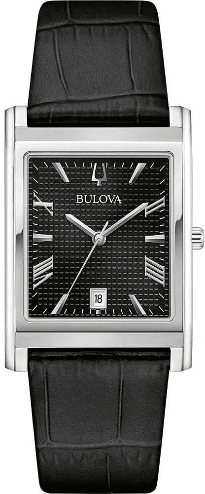 Bulova Sutton 96B445 Montre Homme • Design Tank Classique • Verre Saphir