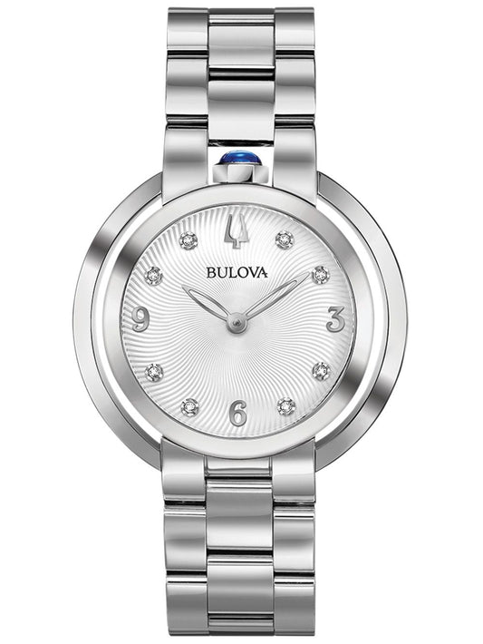Bulova Rubaiyat 96P184 Damen • 8 Diamant-Indizes • Saphirglas