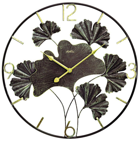Horloge murale AMS 50x50x4 cm Métal • Design moderne • Mouvement à quartz