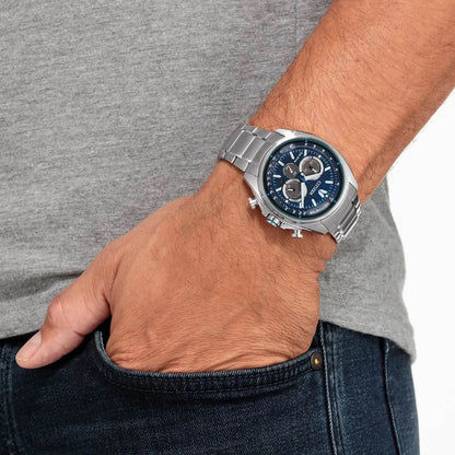 Montre Citizen CA4560-81L pour homme • Eco-Drive à énergie lumineuse • Chronographe précis