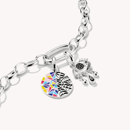 Pendentif Charm Wednesday Émail Argent Connect - THOMAS SABO Modèle : CC1314-691-7