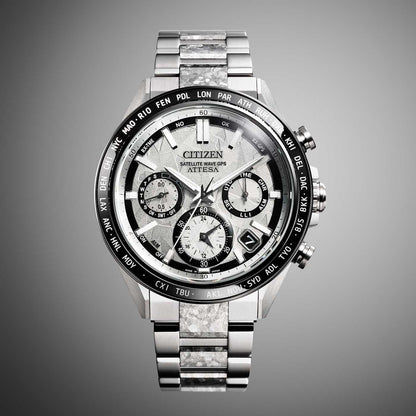 Montre Citizen Attesa CC4076-65A pour homme • GPS Satellite Wave • Super Titanium