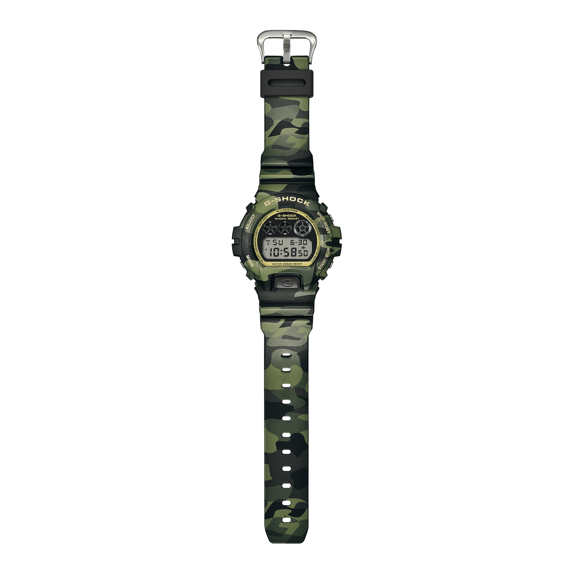 Casio G-Shock DW-6900CMG-3ER Herren Armbanduhr • Einzigartiges Camouflage-Design • Stoßfest & 20 bar wasserdicht, Bild 8