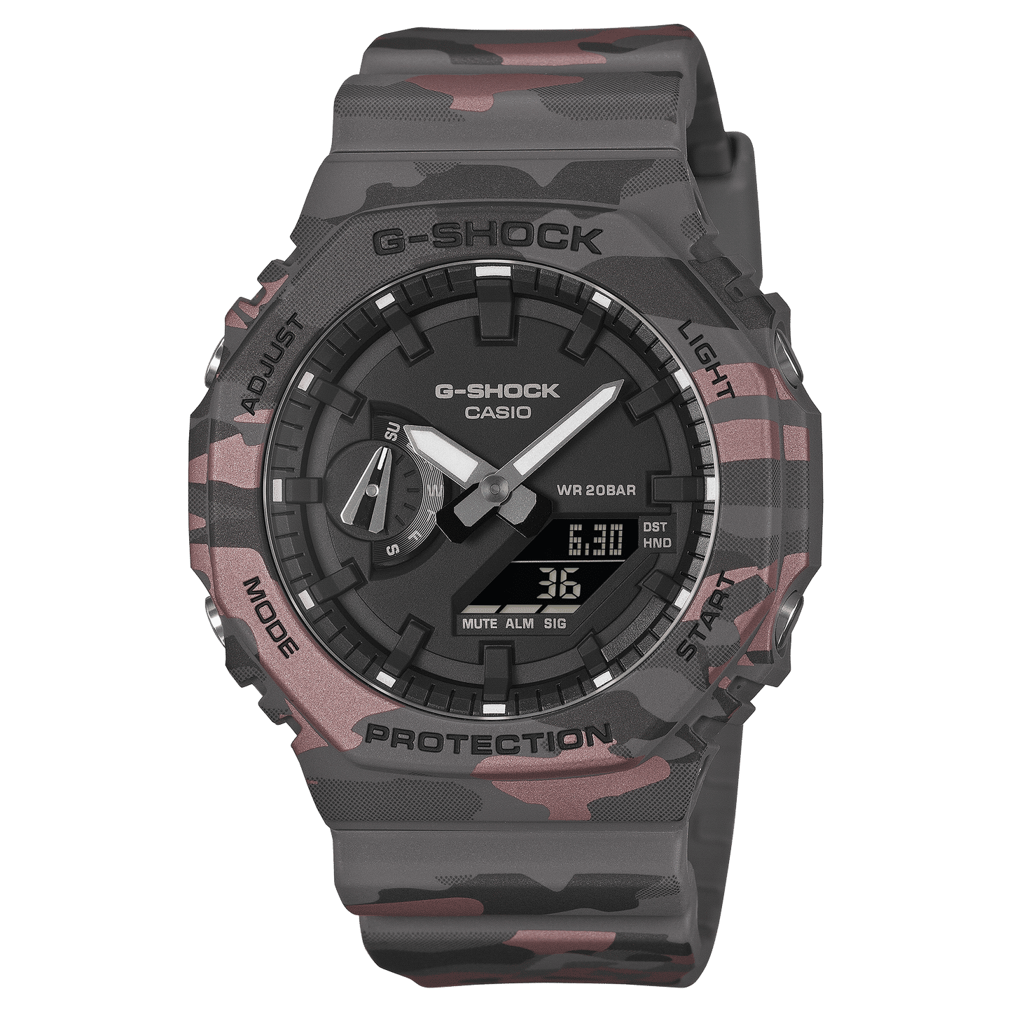 Casio GA-2100CM-8AER Herrenuhr G-Shock • Carbon Core Guard • Biobasiertes Resin, Bild 2