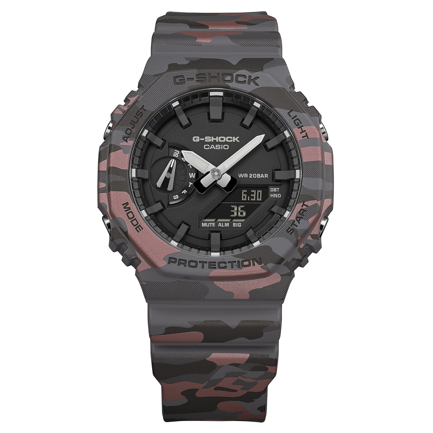 Casio GA-2100CM-8AER Herrenuhr G-Shock • Carbon Core Guard • Biobasiertes Resin, Bild 8