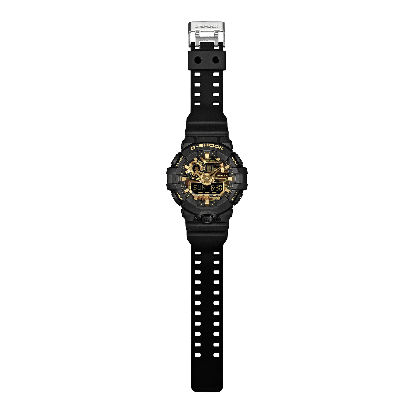 Casio G-Shock GA-700CF-1AER Herren Armbanduhr • Camouflage & Gold Design • 20 BAR Wasserdicht, Bild 7