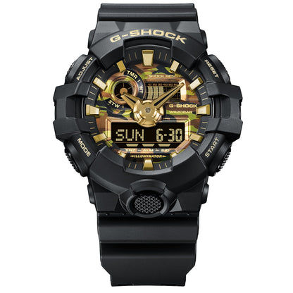Casio G-Shock GA-700CF-1AER Herren Armbanduhr • Camouflage & Gold Design • 20 BAR Wasserdicht, Bild 6