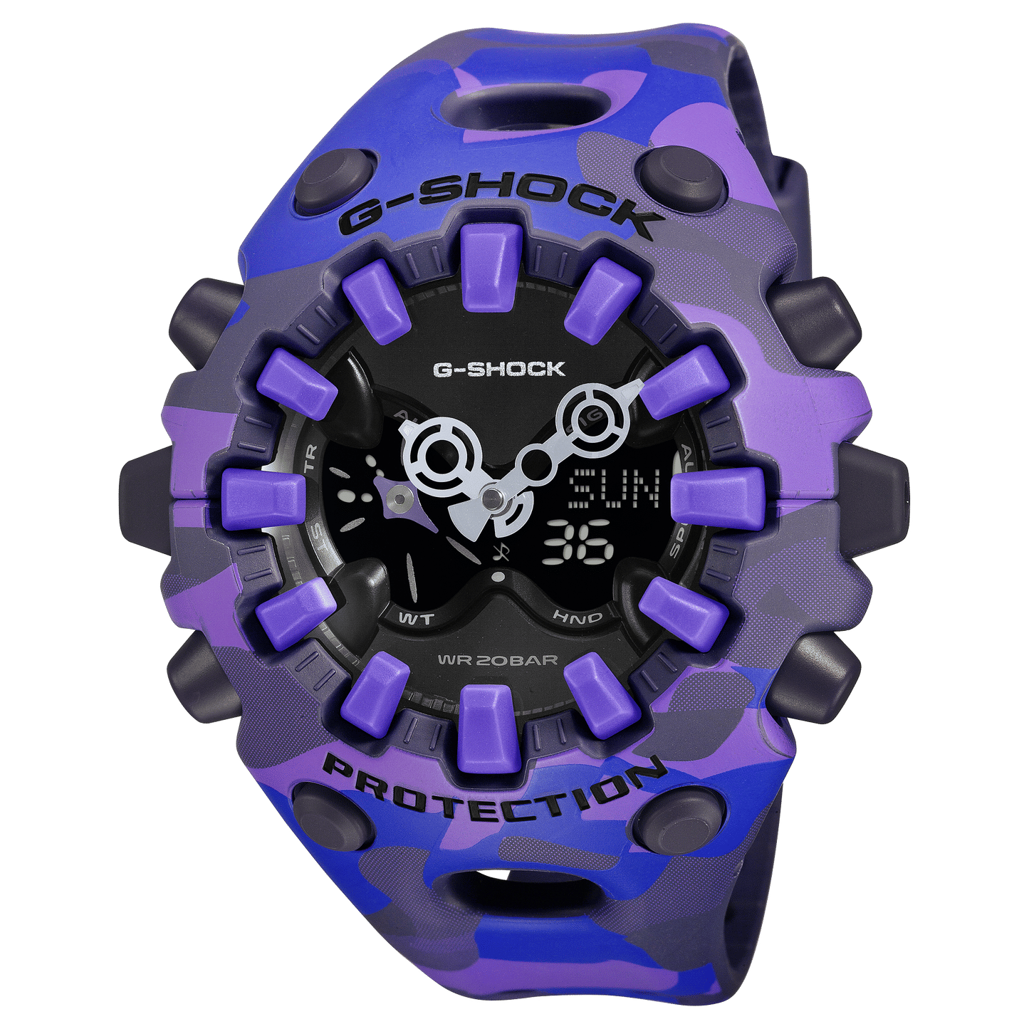 Casio G-Shock GA-V01CMG-6AER Unisex Armbanduhr • Bold Camo Tarnmuster • Stoßfest & 20 bar wasserdicht, Bild 2