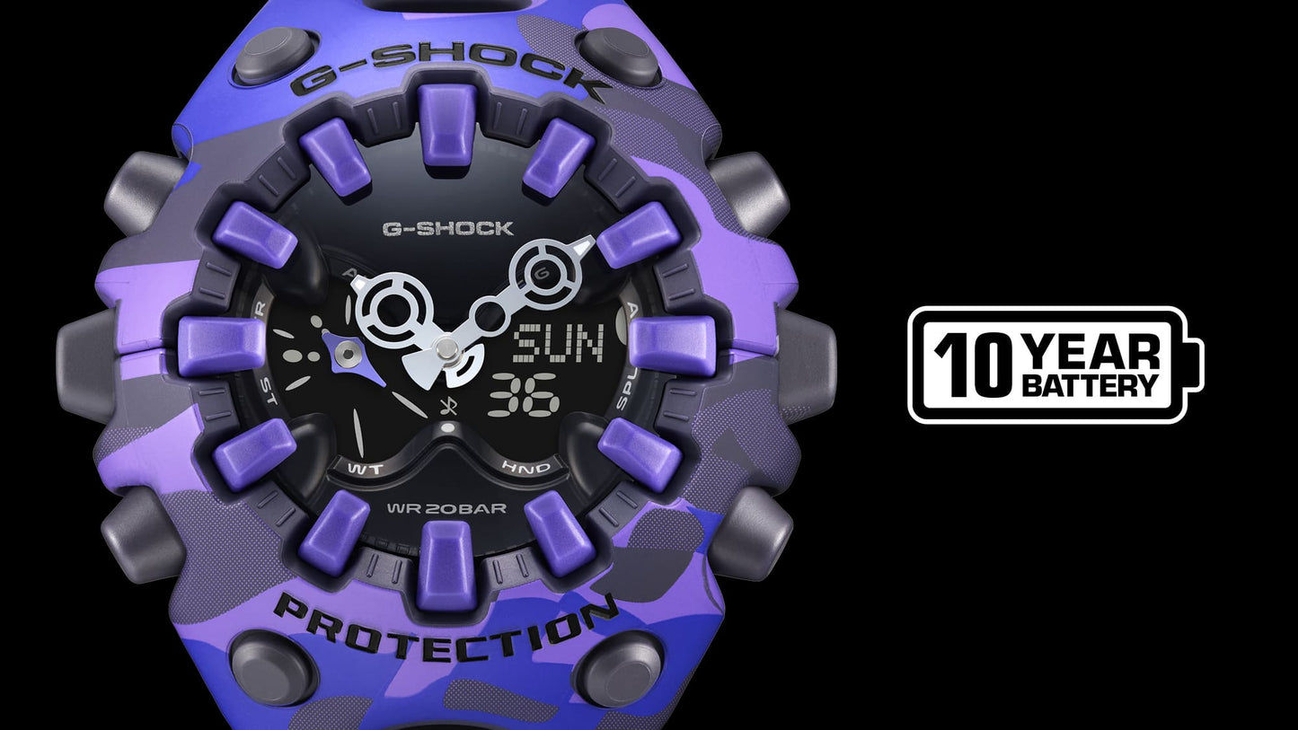Casio G-Shock GA-V01CMG-6AER Unisex Armbanduhr • Bold Camo Tarnmuster • Stoßfest & 20 bar wasserdicht, Bild 4