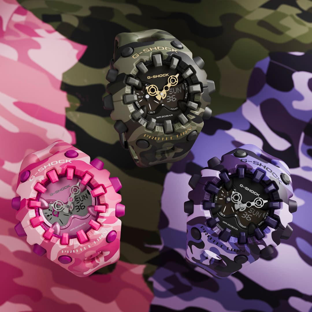 Casio G-Shock GA-V01CMG-6AER Unisex Armbanduhr • Bold Camo Tarnmuster • Stoßfest & 20 bar wasserdicht, Bild 7