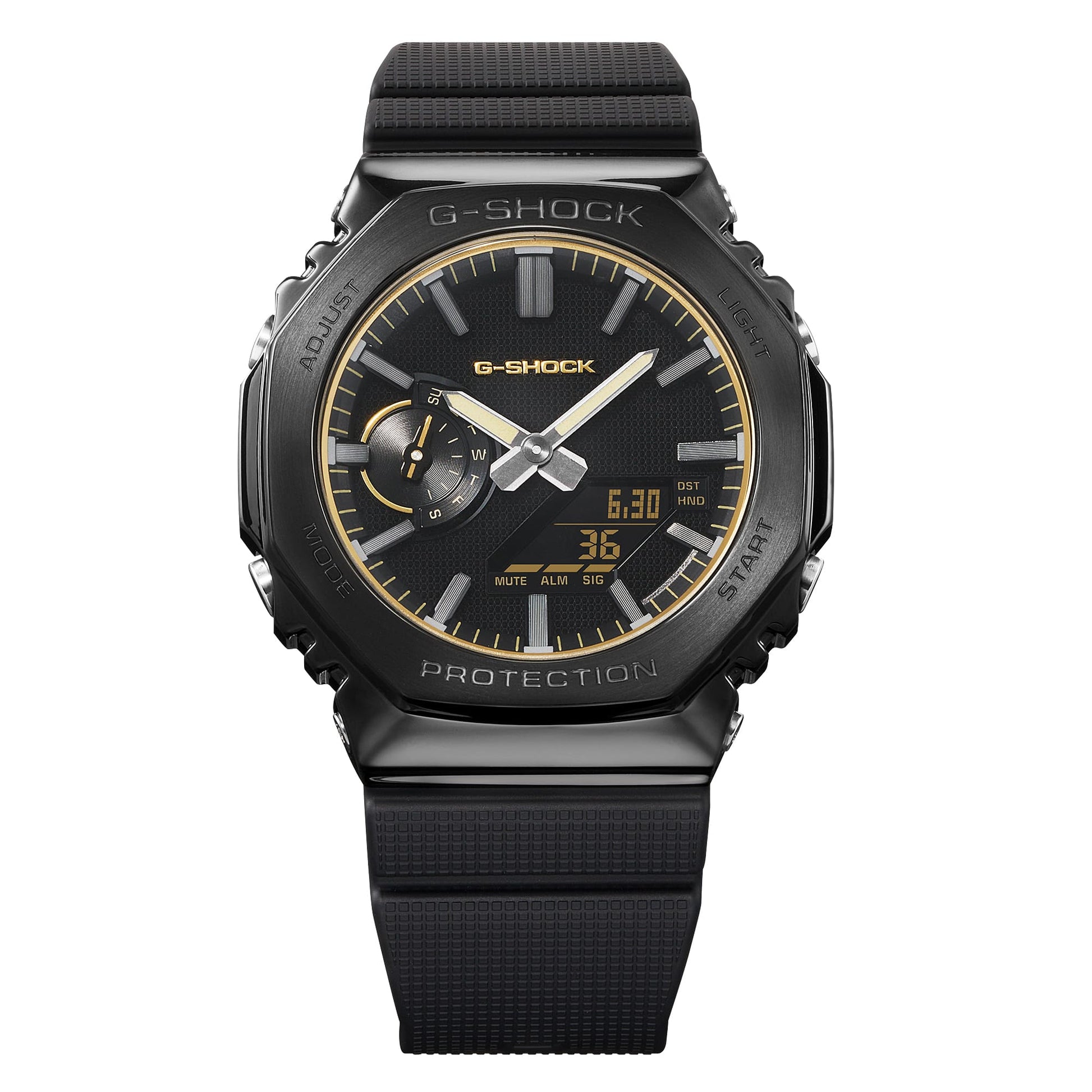 Casio G-SHOCK GM-2100LXB-1A9ER Herrenuhr Schwarz/Gold • Mineralglas • 20 BAR wasserdicht, Bild 5