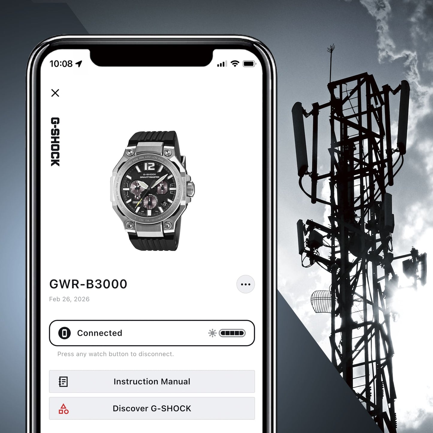 Casio Gravitymaster GWR-B3000-1AER Herrenuhr • Triple G Resist • Solarbetrieb mit Bluetooth, Bild 5