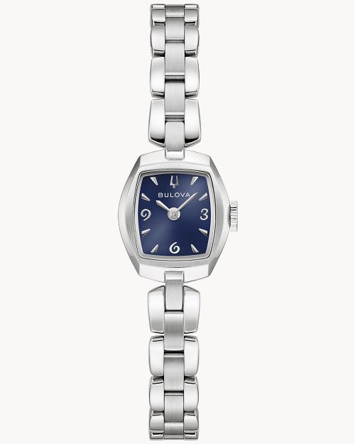 Bulova Goddess of Time 96L361 Damenuhr Blau • Quarzwerk • Mineralglas