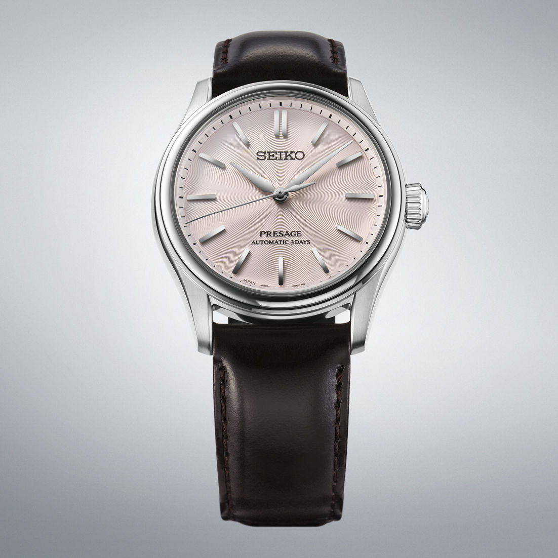 Seiko Presage Classic HCC003J1 Herrenuhr Braun/Rosa • Automatikwerk • Saphirglas, Bild 3