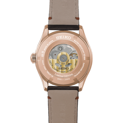 Seiko HCC008J1 Presage Herrenuhr Roségold • Automatikwerk Kaliber 6R51 • Tomioka Limited Edition, Bild 6