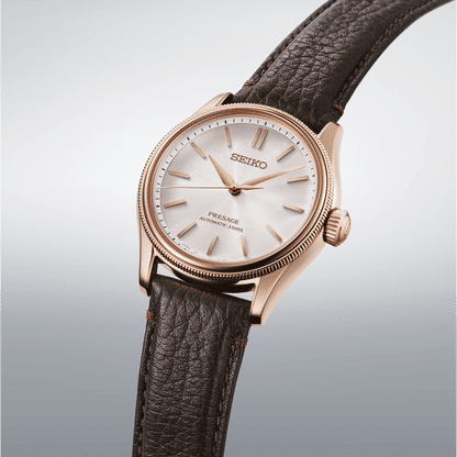 Seiko HCC008J1 Presage Herrenuhr Roségold • Automatikwerk Kaliber 6R51 • Tomioka Limited Edition, Bild 8