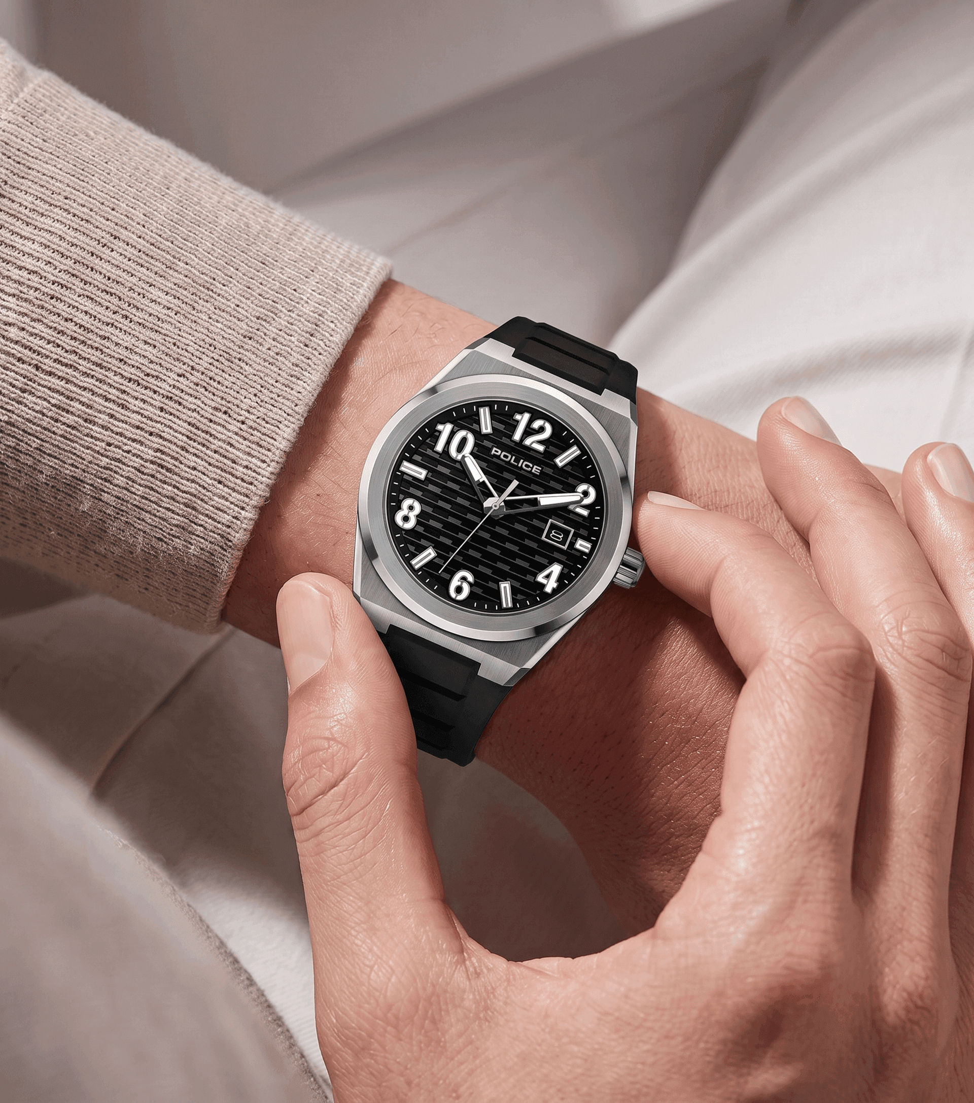 Police Preike PEWGN0000201 Herren Armbanduhr Schwarz • Edelstahlgehäuse • Urbanes Design, Bild 5