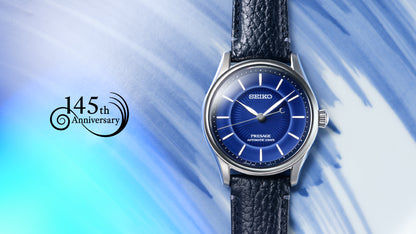 Seiko Presage HCC007J1 Herren Automatikuhr Blau • Arita-Porzellan-Zifferblatt • Saphirglas