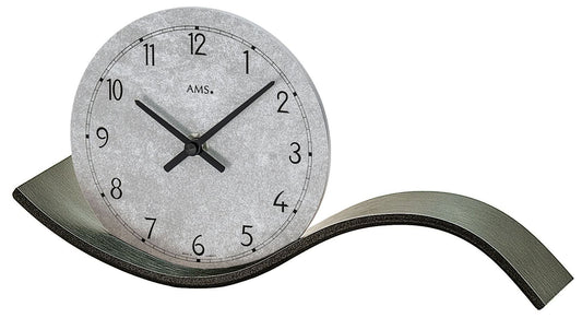 Horloge de table AMS 30 cm en métal • Mouvement à quartz précis • Design moderne