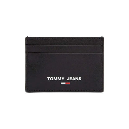 Kartenhalter aus Kunstleder von Tommy Hilfiger, dunkel, mit Tommy Jeans Logo