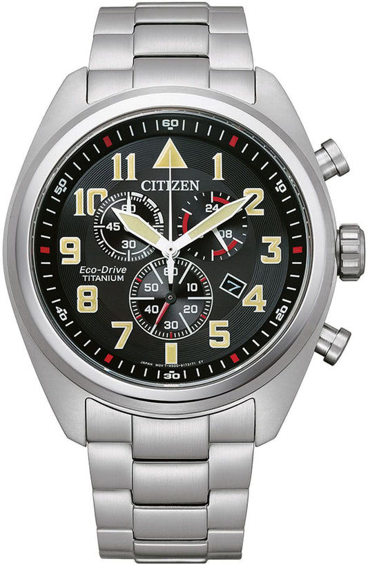 Citizen AT2480-81E Montre Homme • Super Titane • Verre Saphir