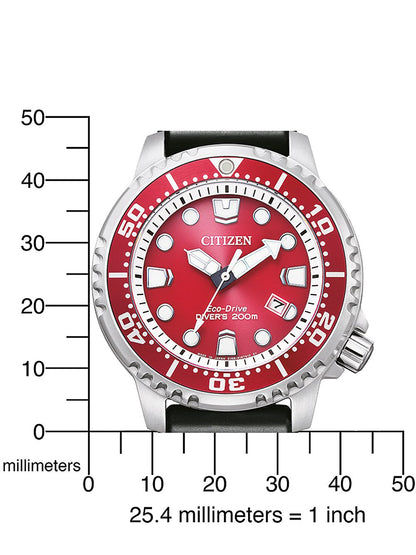 Citizen Promaster Marine BN0159-15X Herrenuhr Rot • Eco-Drive Solar • 20 BAR Wasserdicht, Bild 2