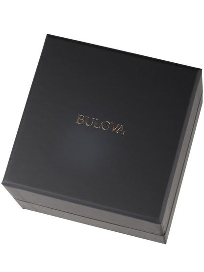 Bulova Schmuckschachtel schwarz mit goldenem Logo