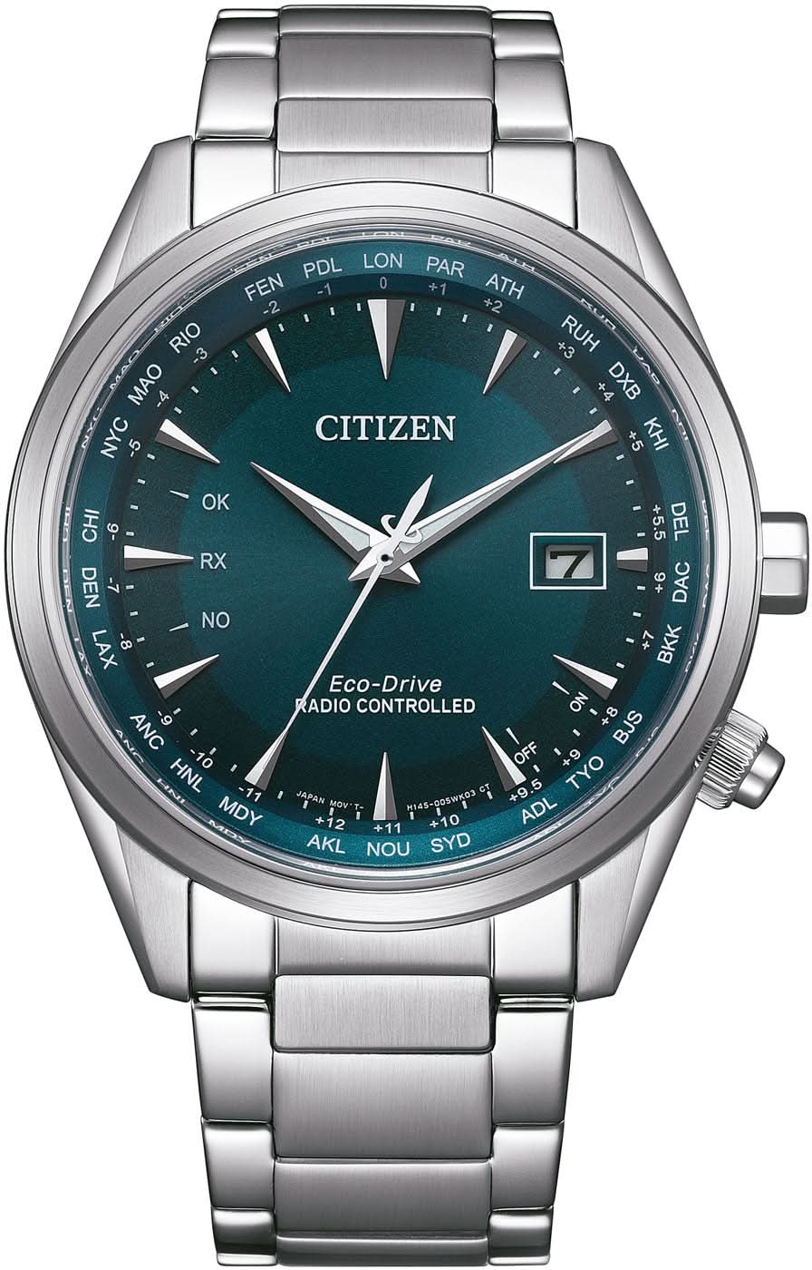 Montre Citizen Radio Contrôlée CB0270-87L pour homme • Eco-Drive Radio Pilotée • Verre Saphir