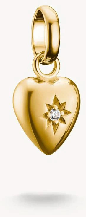Pendentif Charm Thomas Sabo Cœur avec Étoile Connect
