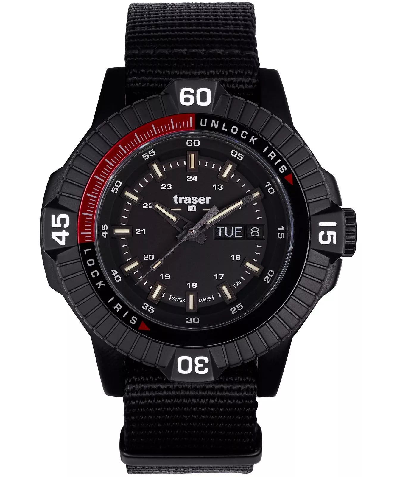 Montre homme Traser P99 111462 • Tritium H3 • Swiss Made